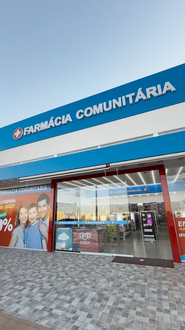 Entrada de unidade Farmácia Comunitária